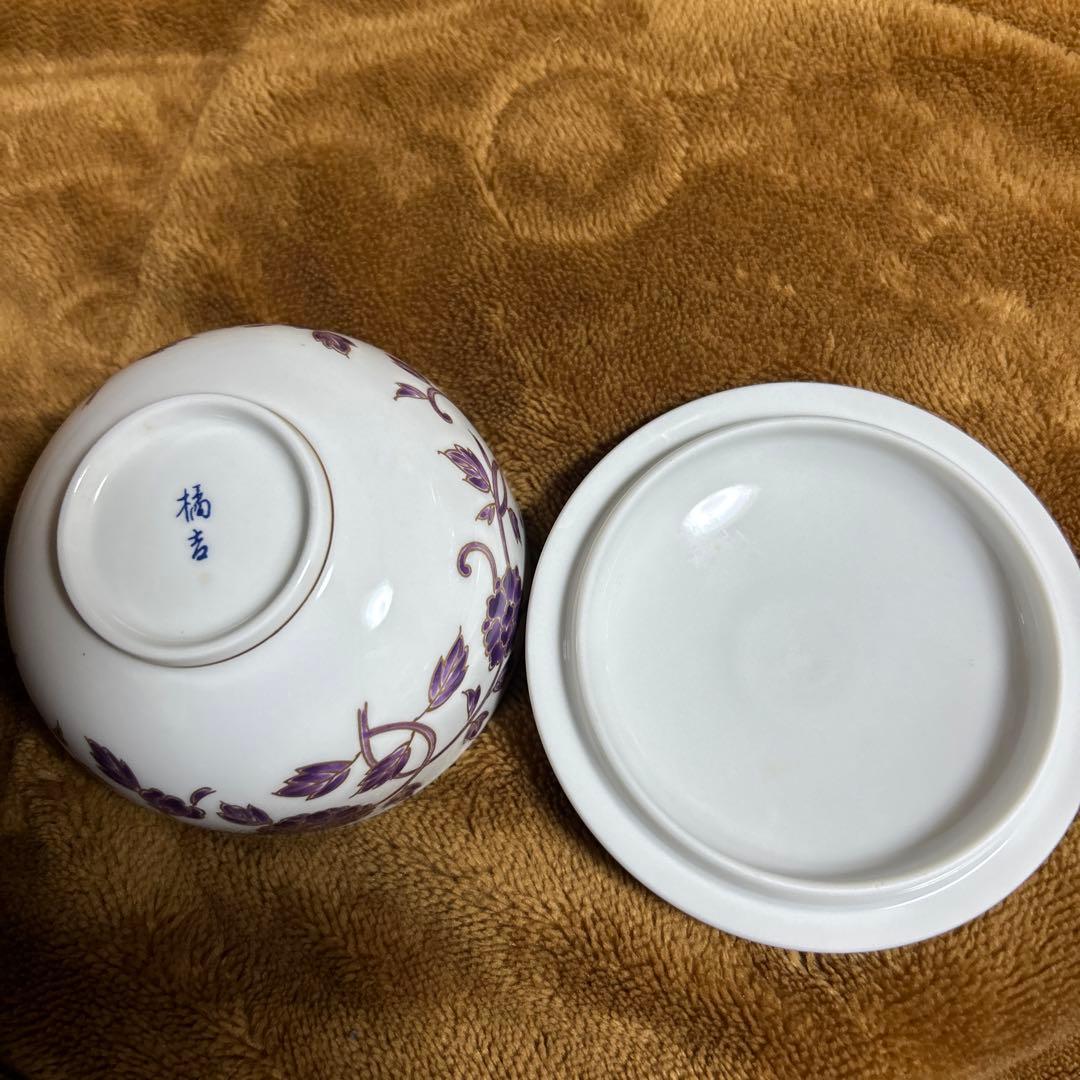 ★超お得　たち吉　花からくさ　茶器　新品　急須１個　蓋付き湯呑み5個セット 高貴