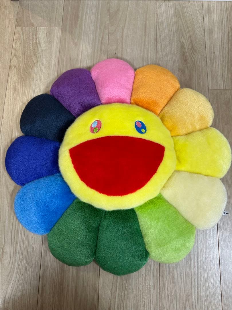 村上隆 MOMA お花 クッション マルチカラー 60cm