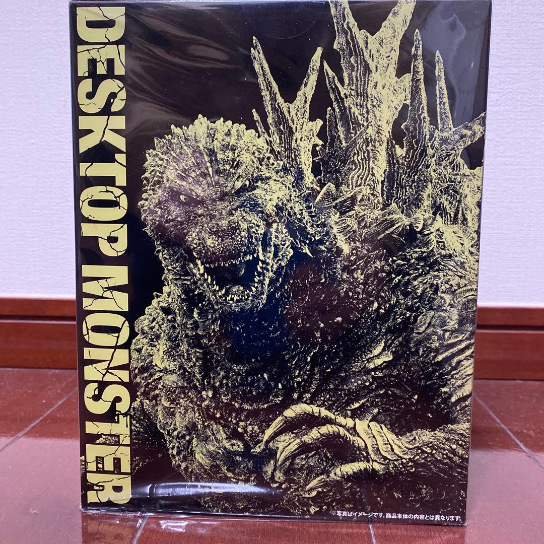 【限定】デスクトップモンスター ゴジラ (2023) モバイルスタンド GOLD