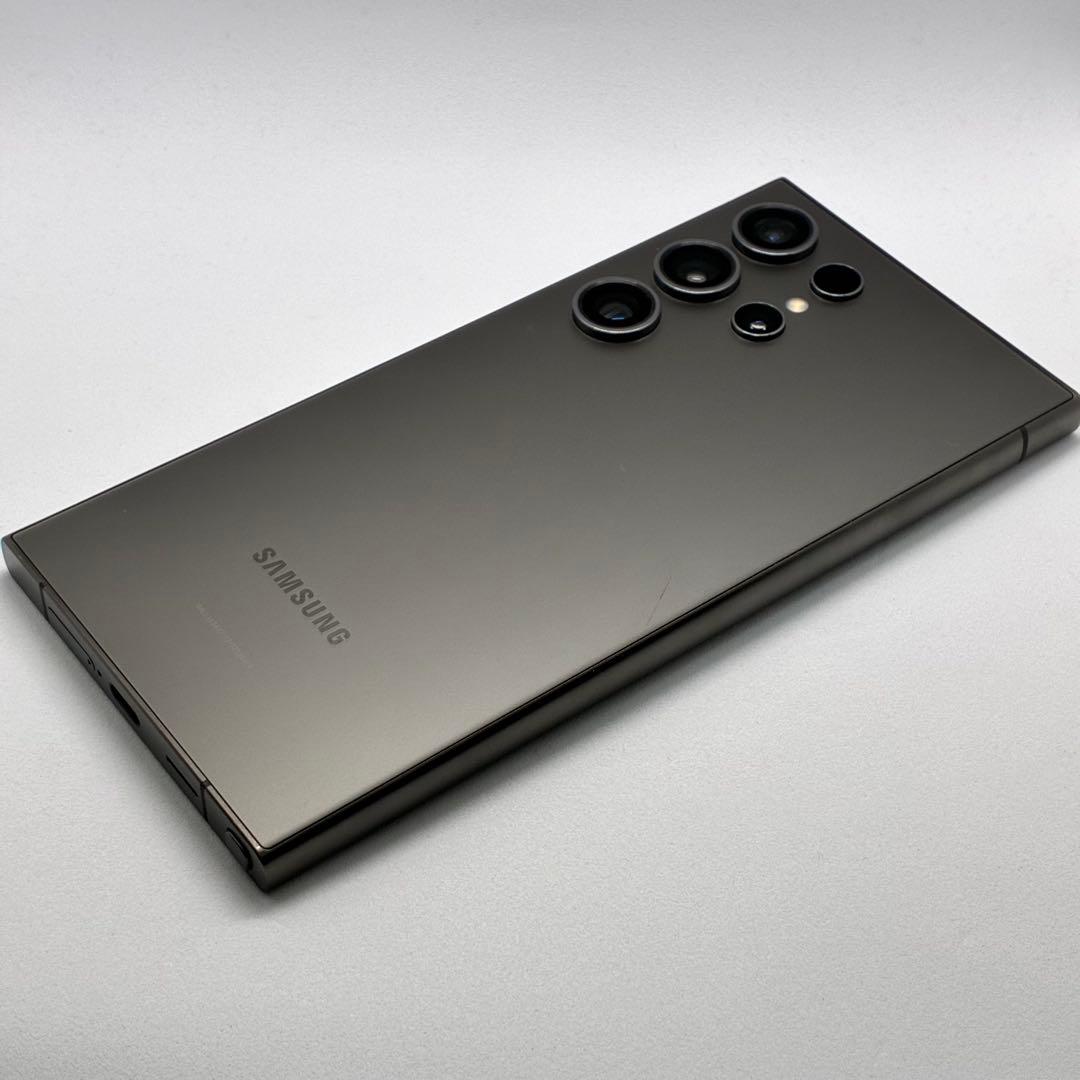 【美品】Galaxy S24 Ultra 256GB チタニウムグレー08888
