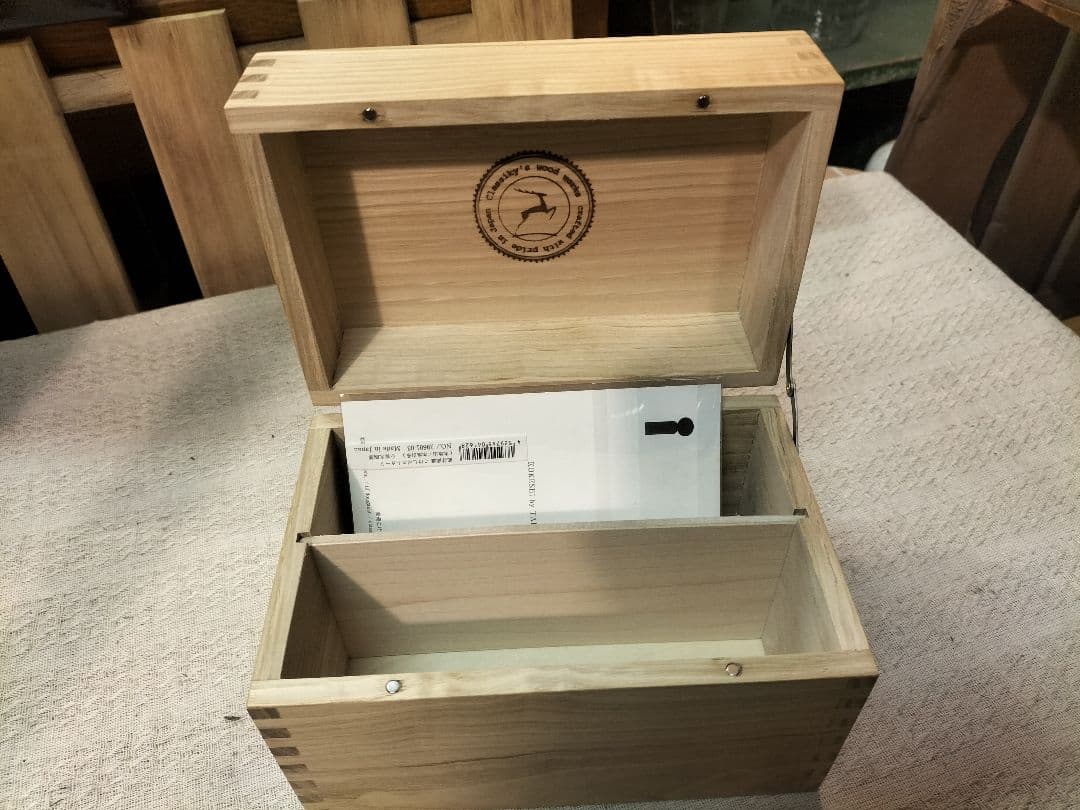 倉敷意匠　栗の葉書ケース