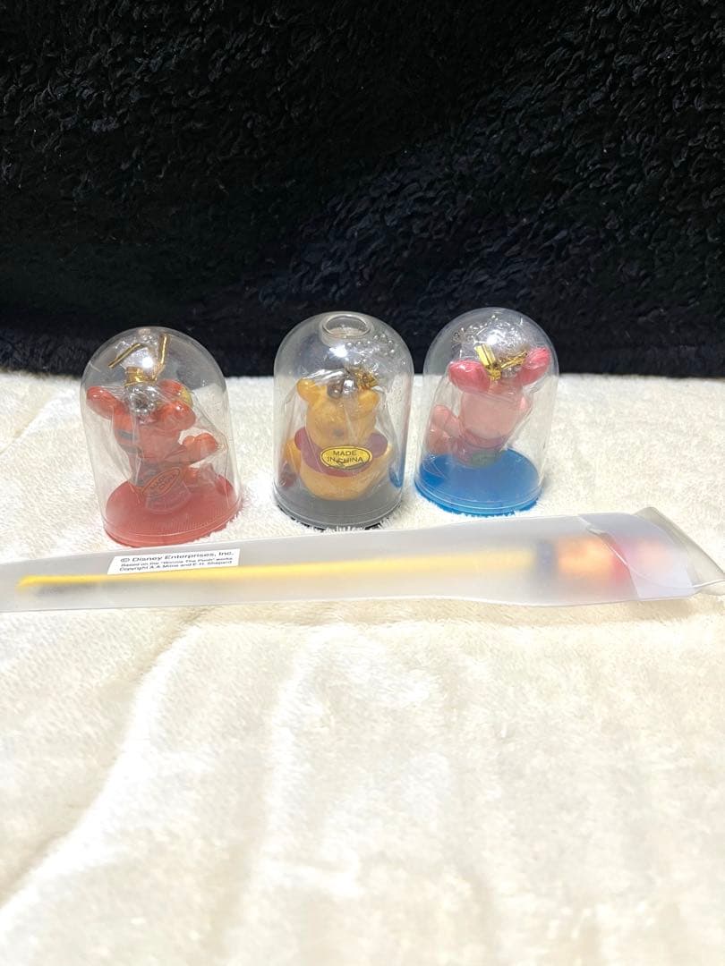 くまのプーさん カプセル　フィギュア　キーホルダー　置物　耳かき