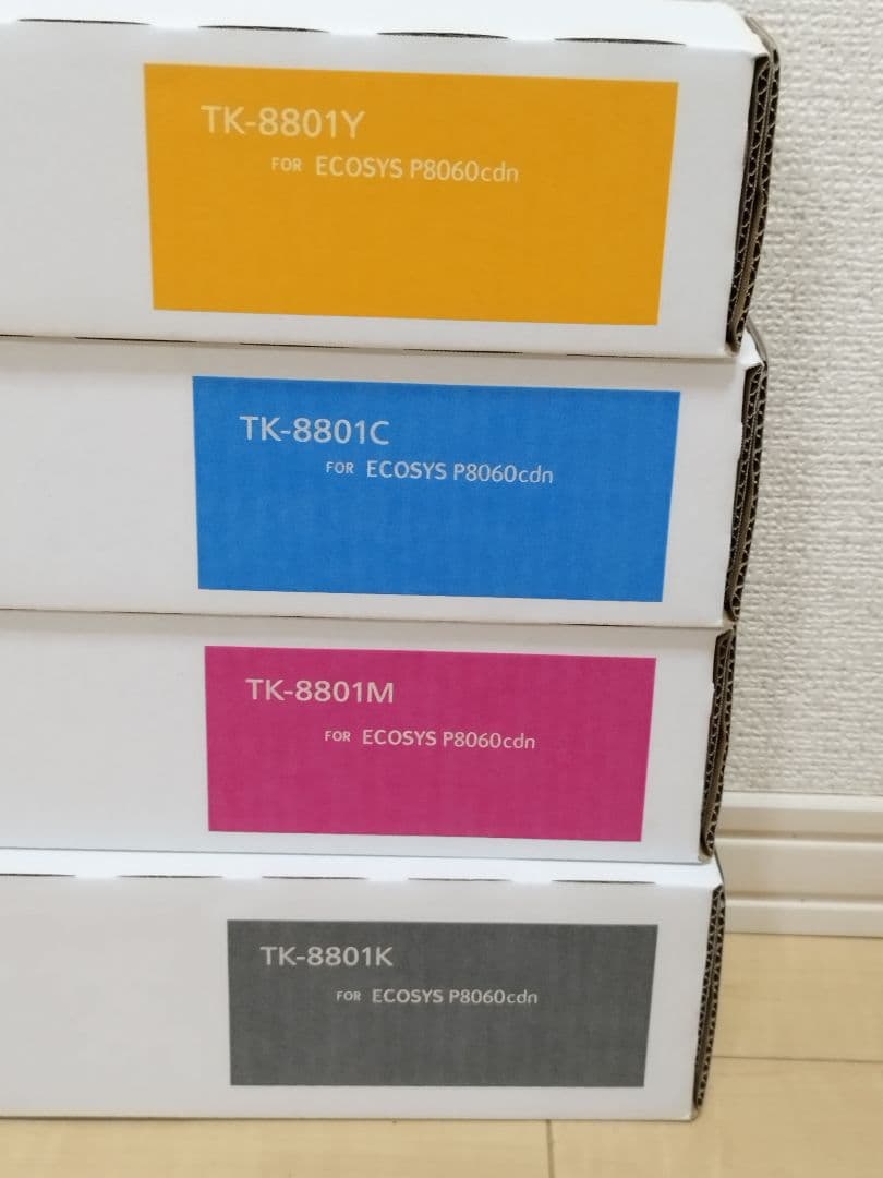 No5 【新品未開封】TK-8801 京セラ純正トナー YMCK