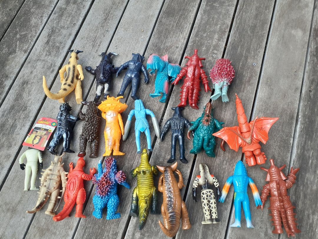バンダイ ウルトラマン怪獣 ソフビ 当時物　日本製　22個セット