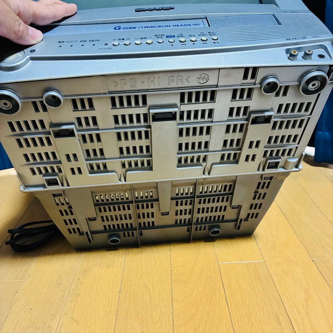 【動作確認済み】SHARP ブラウン管テレビデオVT-14F12