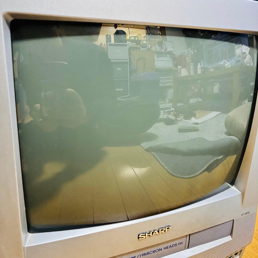 【動作確認済み】SHARP ブラウン管テレビデオVT-14F12