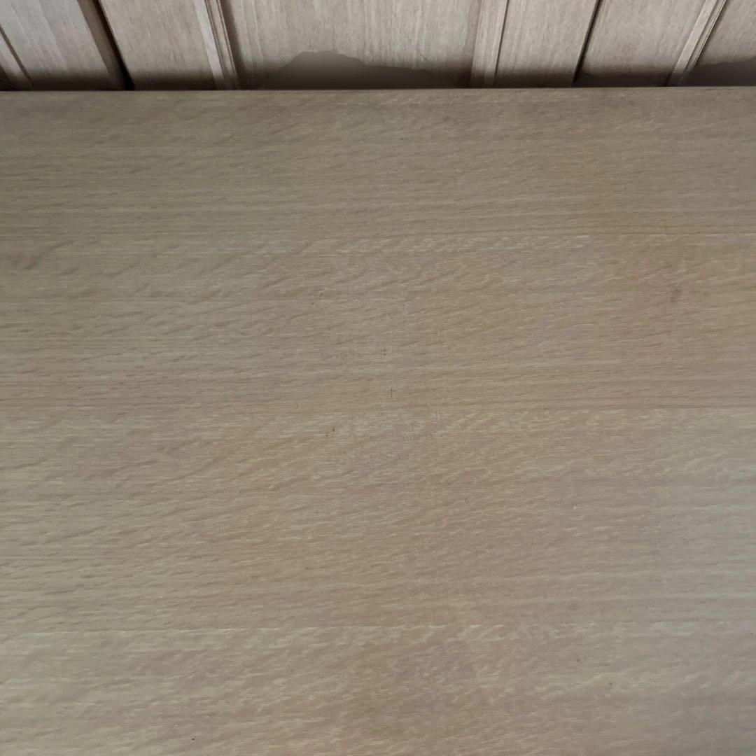 無印良品 オーク材デスク・オープン棚付