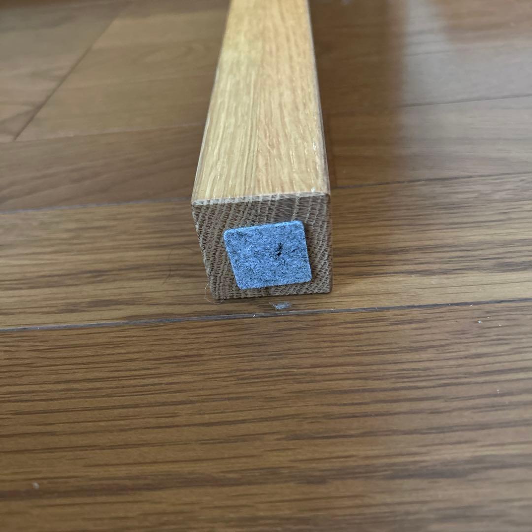 無印良品 オーク材デスク・オープン棚付