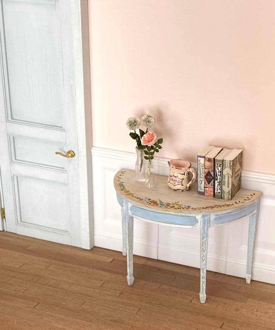 ドールハウス　ミニチュア　食器　スイーツ　缶　Tea  ポット　お皿　カップ