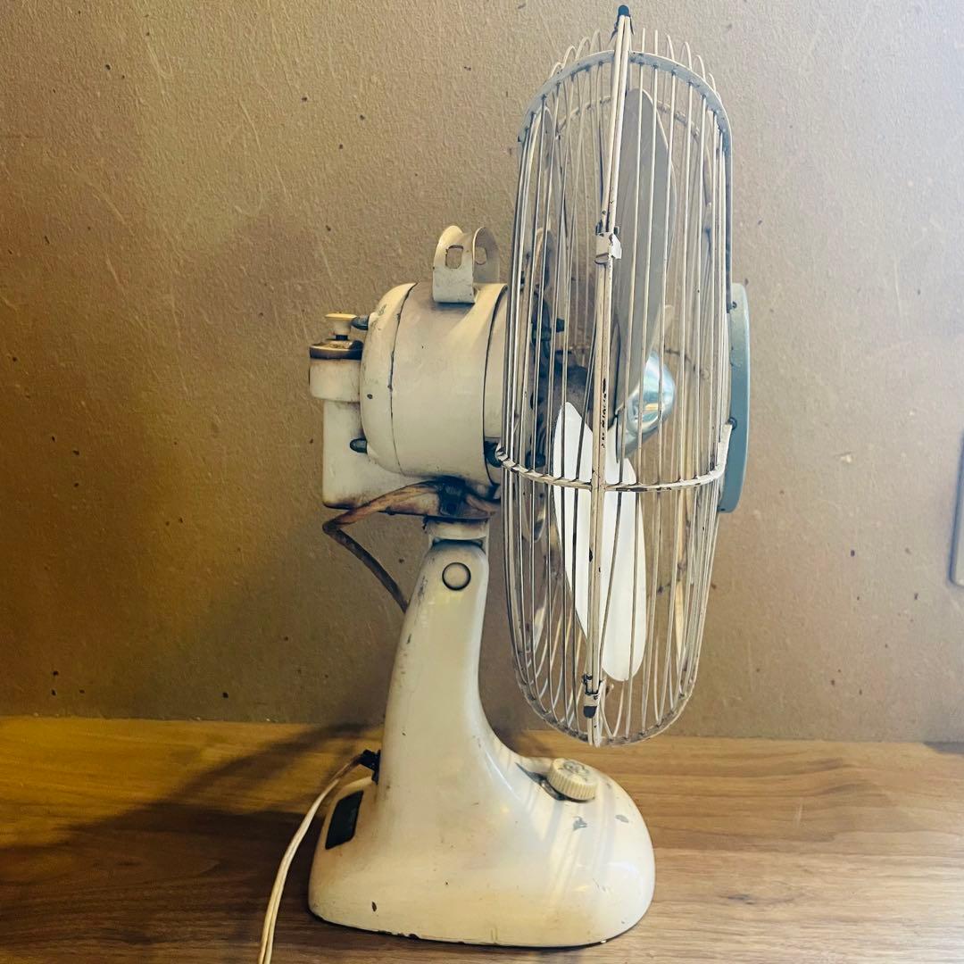 通電動作OK 昭和レトロ 当時物 松下電器 ナショナル 扇風機 M5-A ホワイ