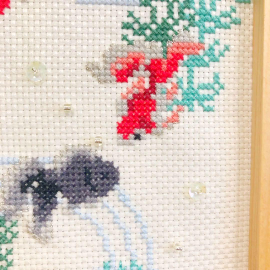 刺繍フレーム　金魚　ホビーラホビーレ　キット　完成品