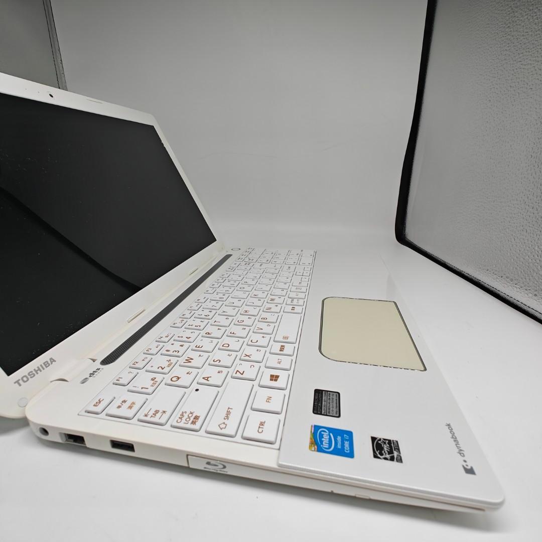 【東芝】T553 高速i7 SSD256GB 8GB ホワイト ノートPC