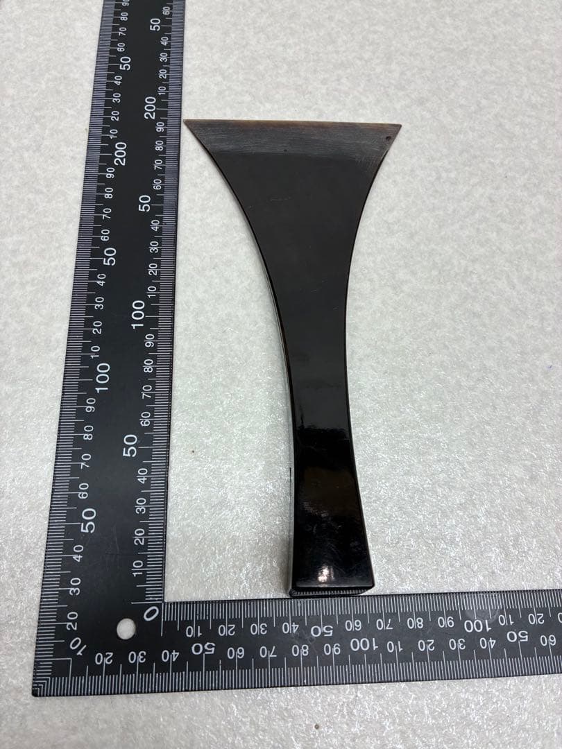Z003）高級　天然素材　水牛？　三味線　バチ　撥　和楽器　弦楽器