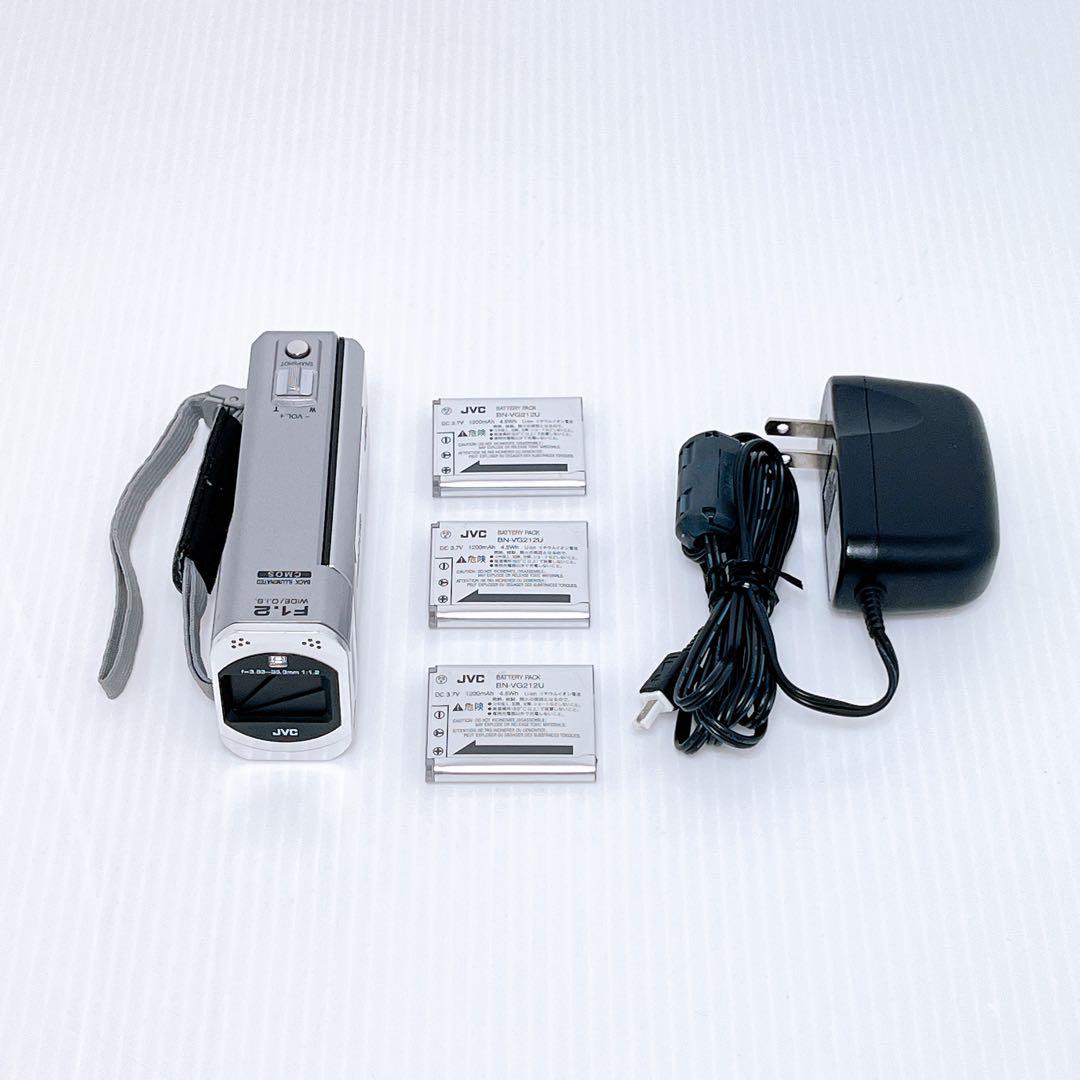 ■バッテリー3つ■JVC GZ-VX770-S ビデオカメラ JVCケンウッド