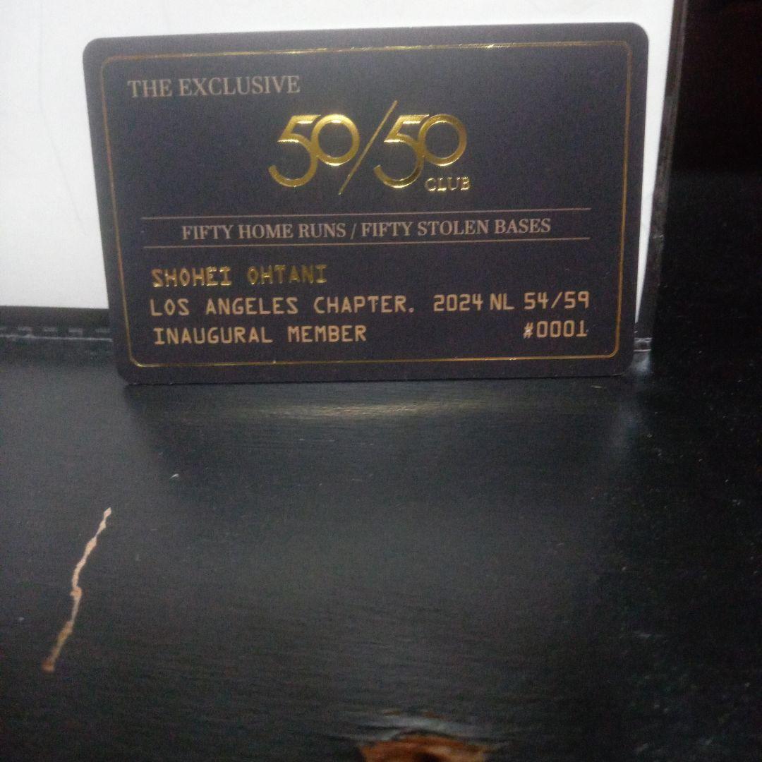 2025ドジャース公式ファンクラブ特典と50,50クラブメンバーカードサイン付