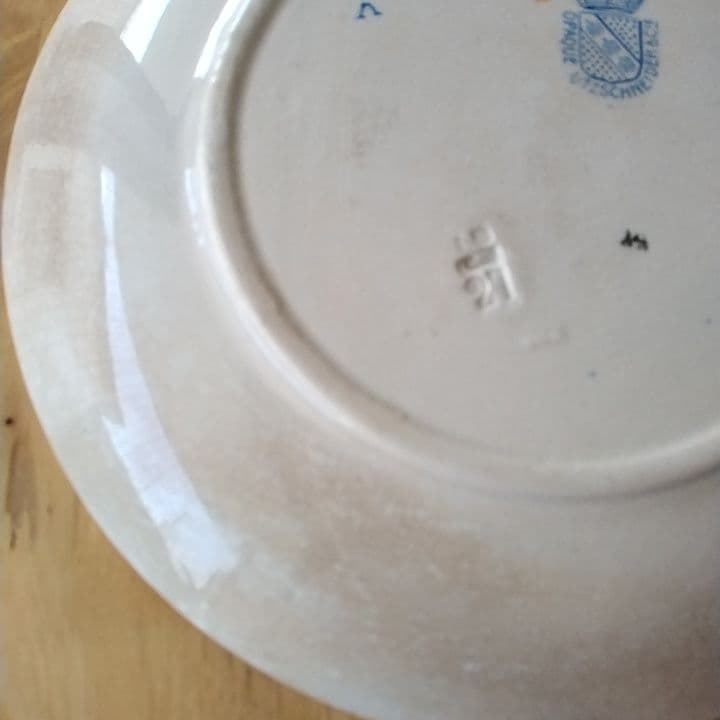 フランスアンティーク　サルグミンヌデザート皿