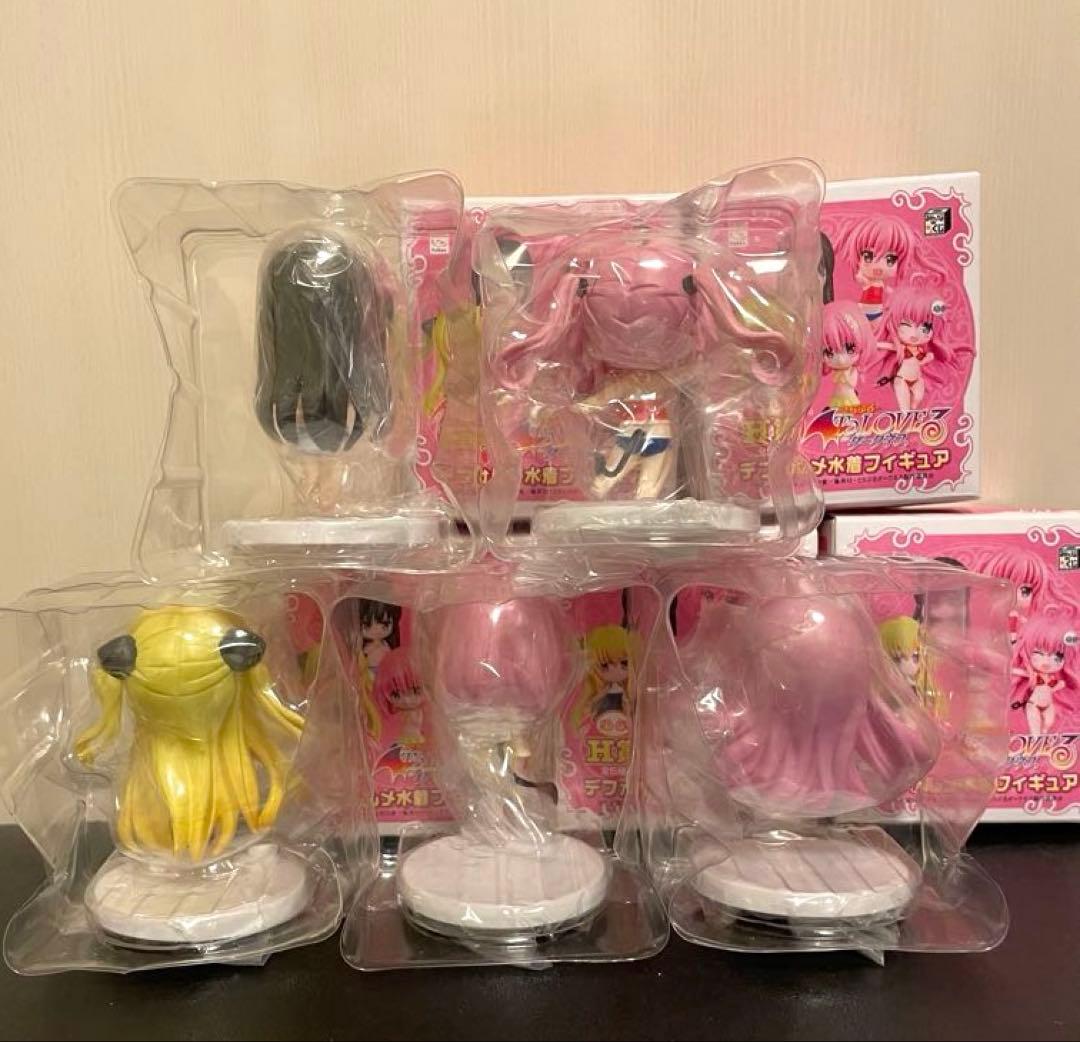 【未使用】To LOVEる-とらぶる-ダークネス みんなのくじH賞 5体セット