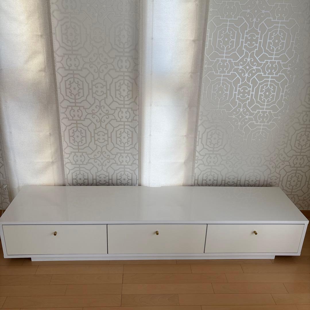 LOWYA テレビ台 テレビボード ホワイト