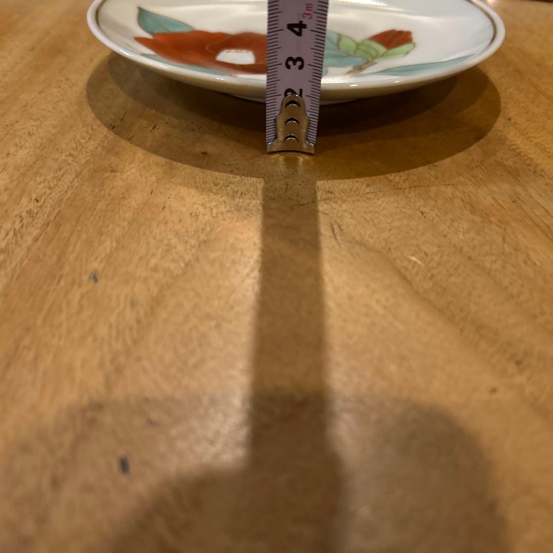 清水焼　松斎陶苑　四季花銘々皿　五枚