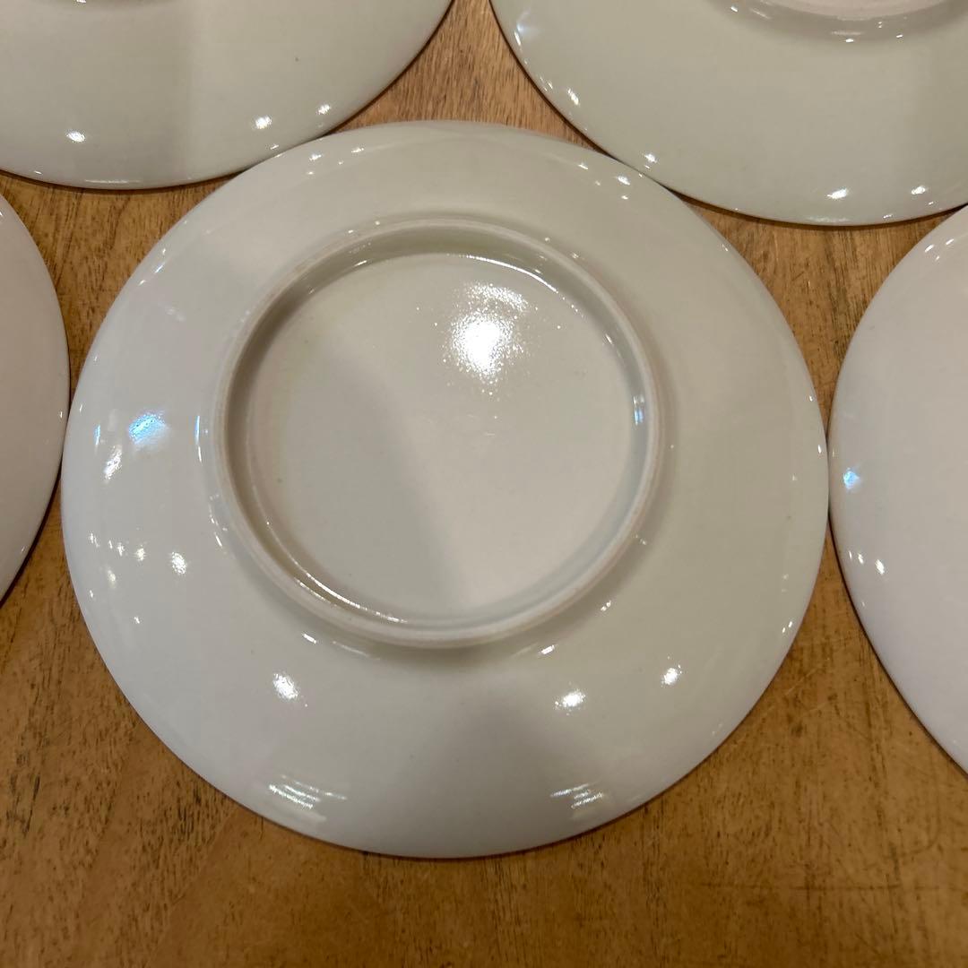 清水焼　松斎陶苑　四季花銘々皿　五枚