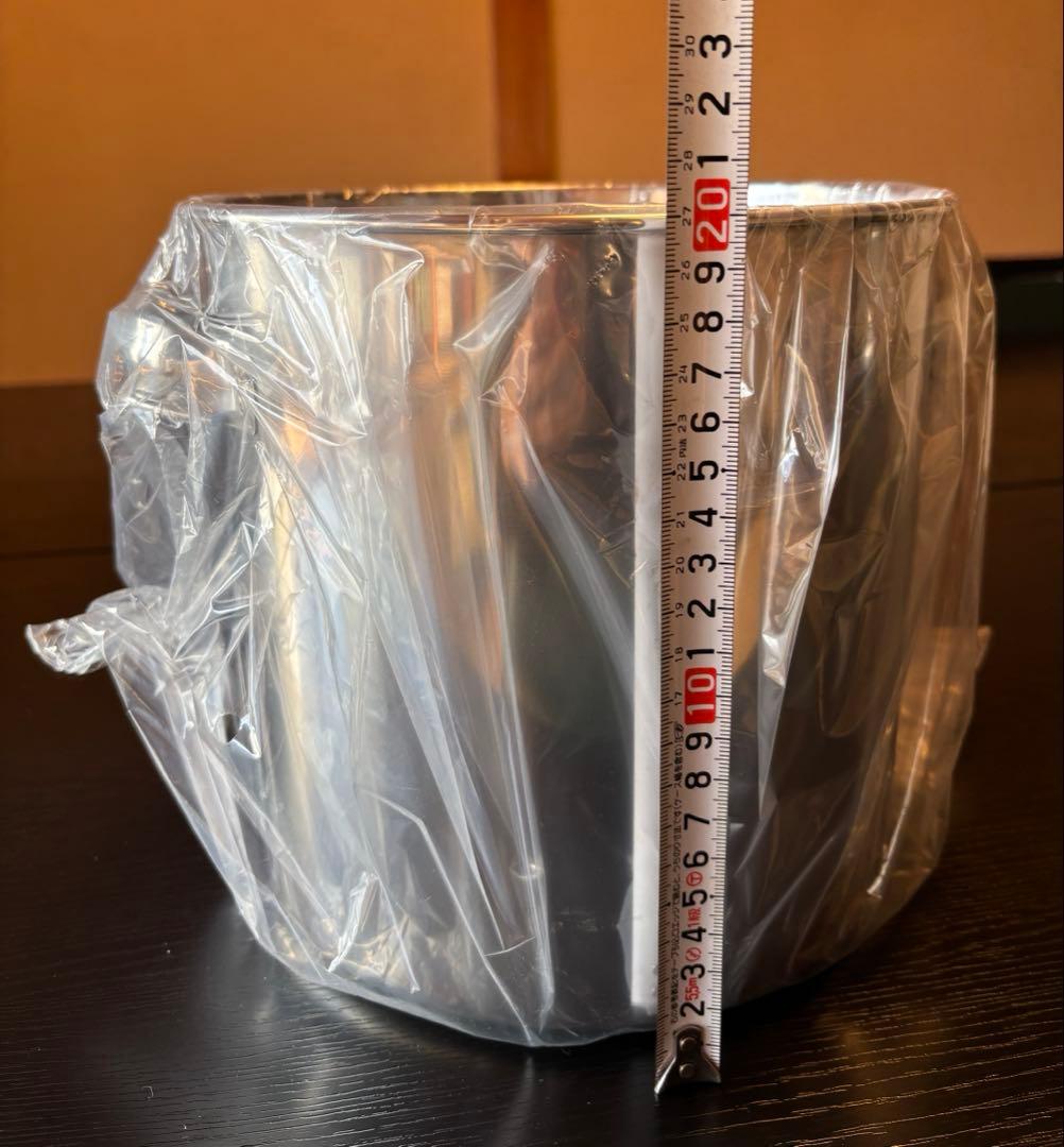 寸胴鍋 蓋付き新品2個セット 20cm