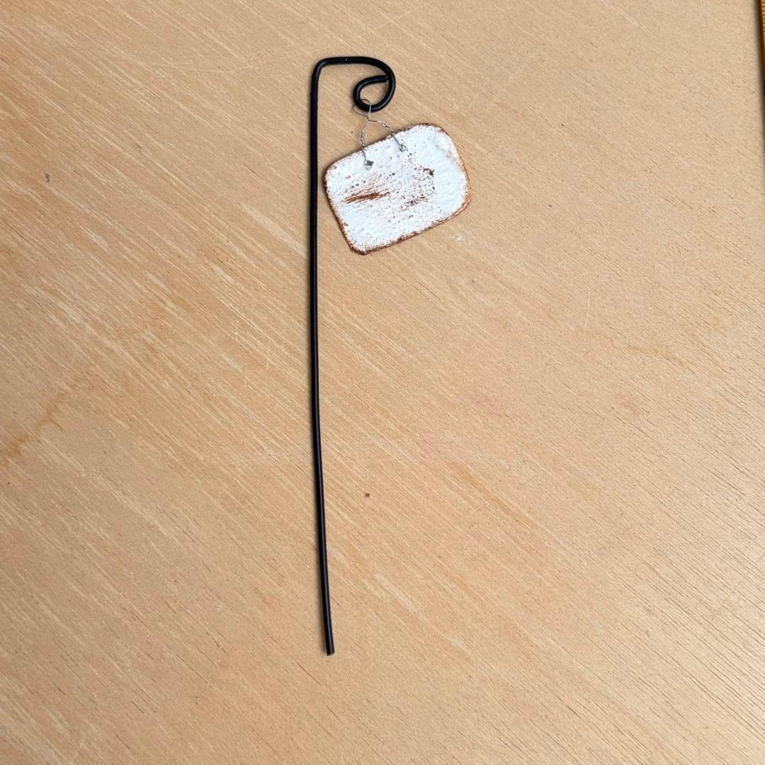 【なみなみカットのミニバケツ】ピック付き リメ缶 リメイク缶 ガーデニング雑貨