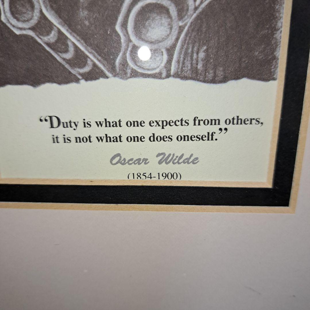 オスカーワイルド　額縁付き肖像