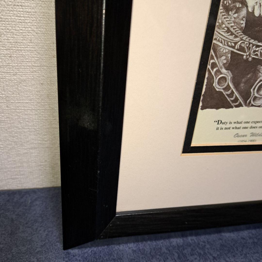 オスカーワイルド　額縁付き肖像