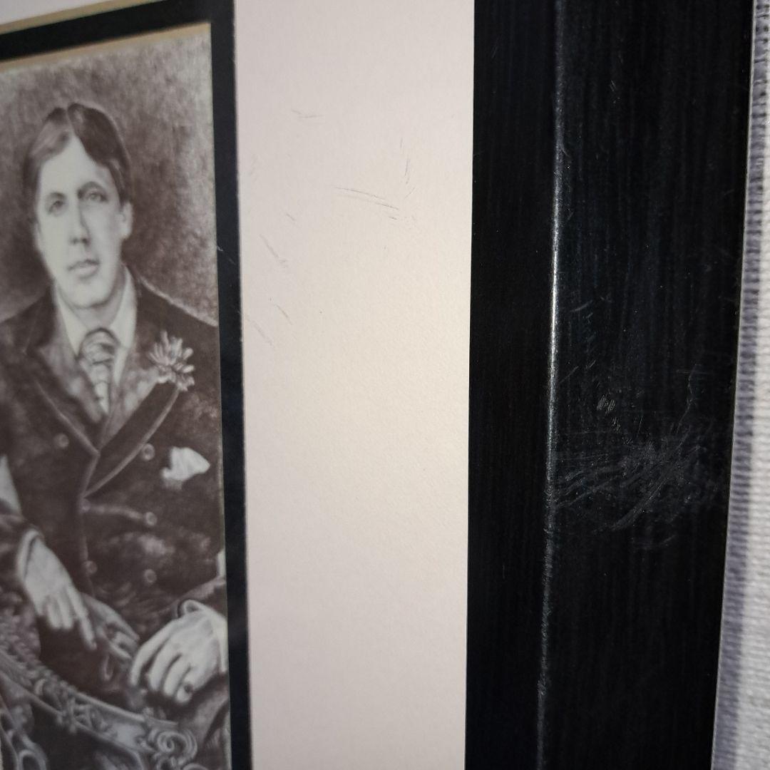 オスカーワイルド　額縁付き肖像