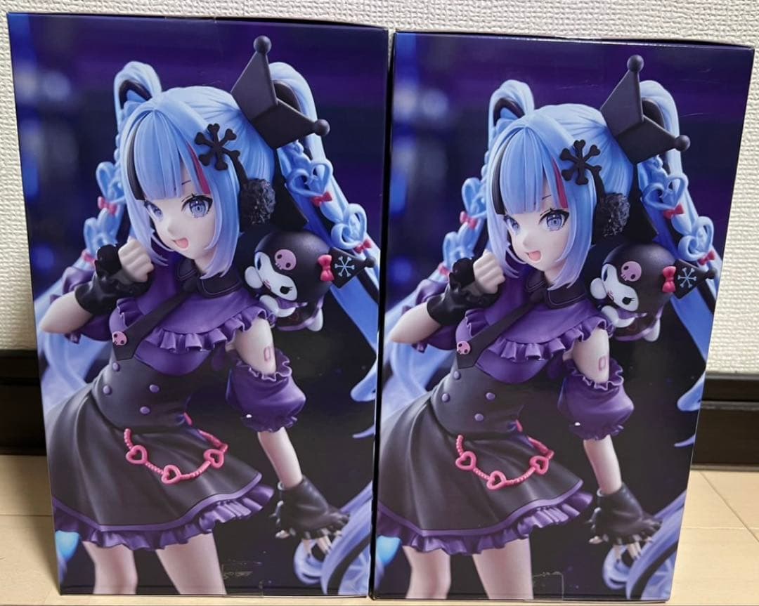 【初音ミク】雪ミクxクロミ フィギア2体セット