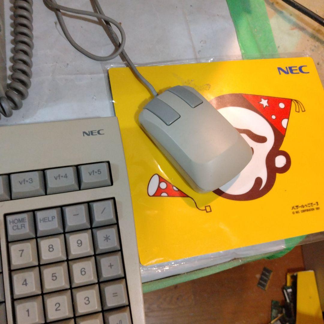 ■NEC PC-9821Cx2本体、モニター、キーボートマウス ジャンクセット