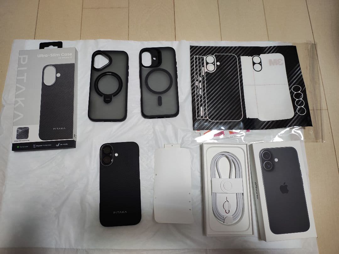 【超美品】iPhone 16 128GB ブラック　SIMフリー　おまけ付き