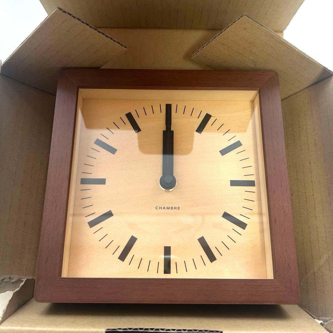 INTERZERO CHAMBRE 木製時計 REVERSIBLE CLOCK