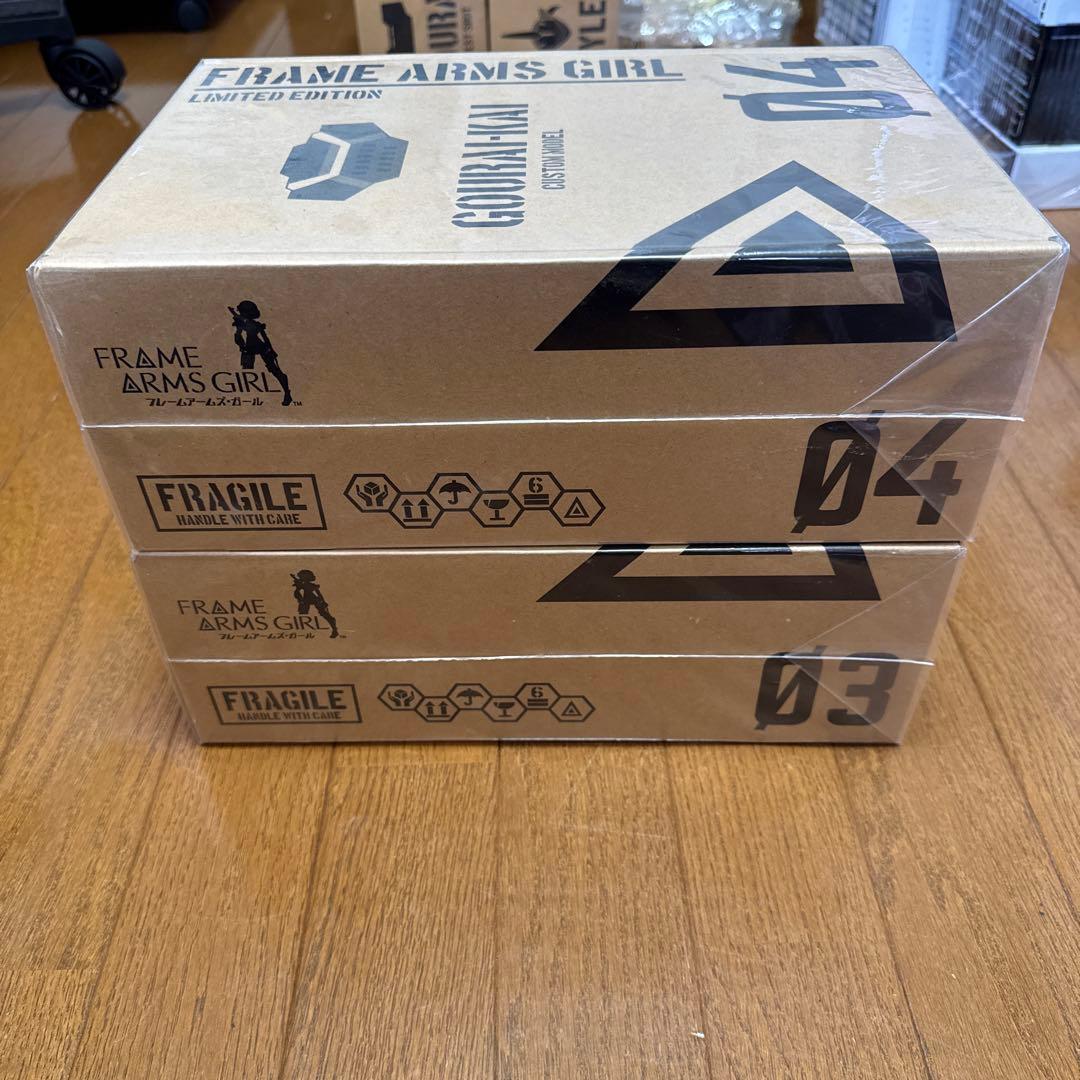 特典有フレームアームズ・ガールアニメ＆プラモデル 限定版セット01-04 A18