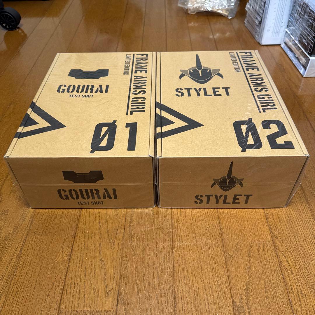 特典有フレームアームズ・ガールアニメ＆プラモデル 限定版セット01-04 A18