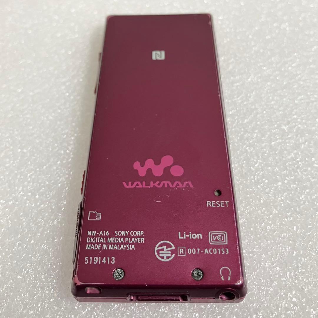 【バッテリー良好】ソニー　ウォークマン　NW-A16 32GB ローズ