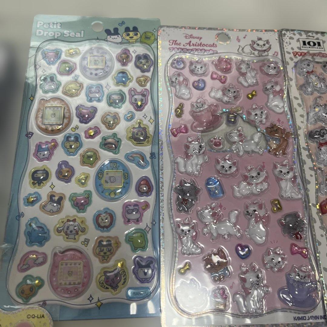 シール帳 色々セット プチドロ(マリー、たまごっち、ディズニー)