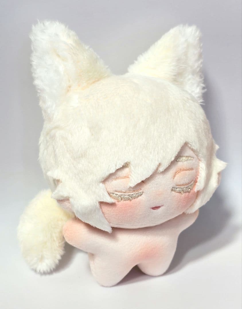 自作 無属性 ぬいぐるみ クリーム色の猫くん B 10cm