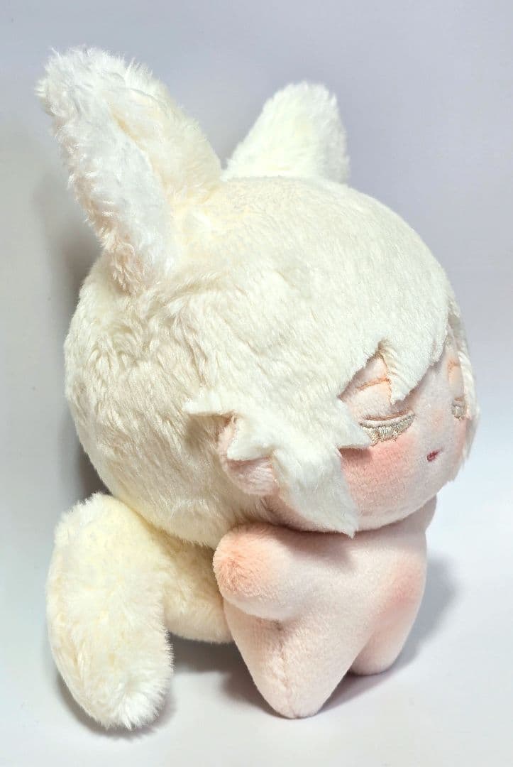 自作 無属性 ぬいぐるみ クリーム色の猫くん B 10cm