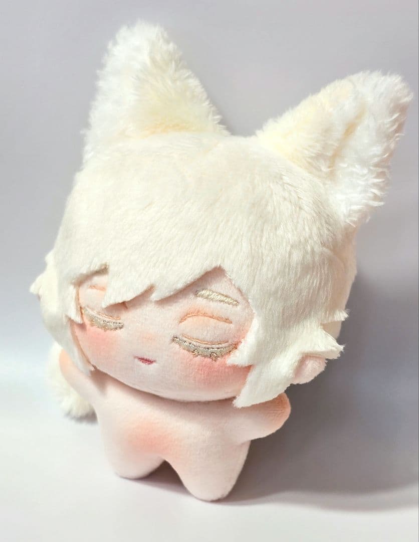 自作 無属性 ぬいぐるみ クリーム色の猫くん B 10cm