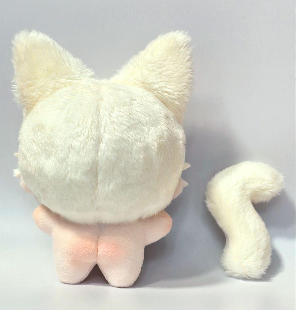 自作 無属性 ぬいぐるみ クリーム色の猫くん B 10cm