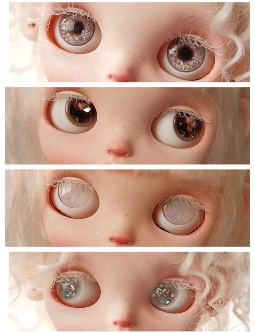 海外作家様 カスタムブライス 人形 ドール アルビノ 羽毛ちゃん フルセット