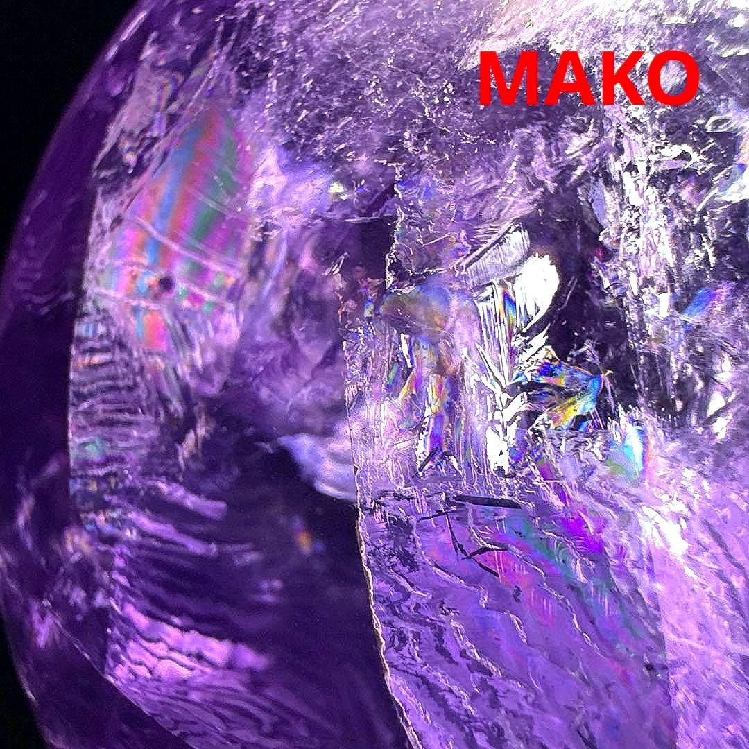 M1855☆アメジスト丸玉直径120mm2.4Kg☆天然石☆N51102