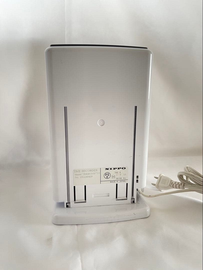 ニッポー　タイムボーイ8 プラス　ホワイト　タイムカード　通電確認済み