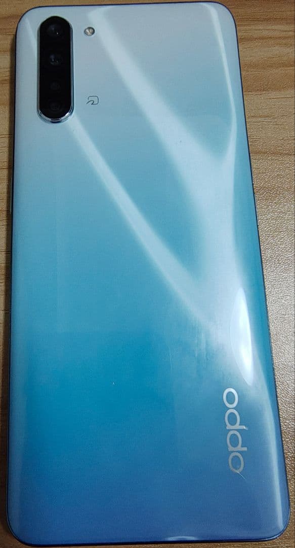 oppo スマートフォン グラデーションブルー 約6.4インチ 本体