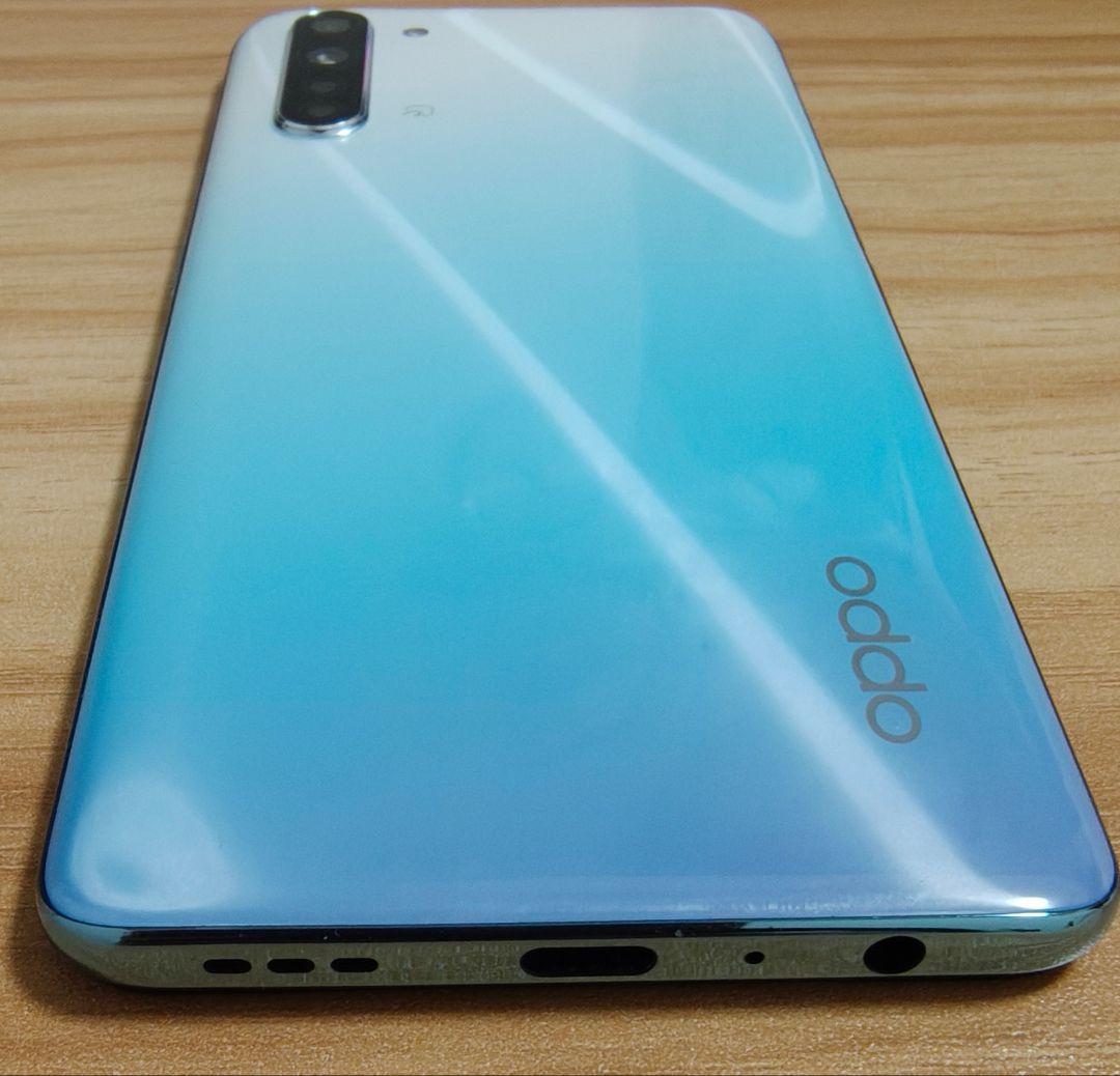 oppo スマートフォン グラデーションブルー 約6.4インチ 本体