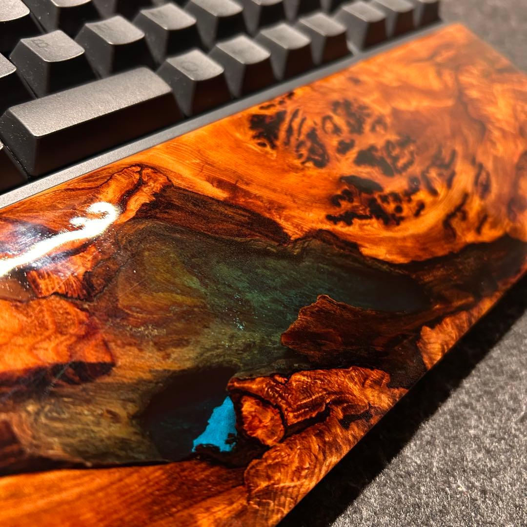 キーボード アームレスト パームレスト リストレスト 木製 天然木