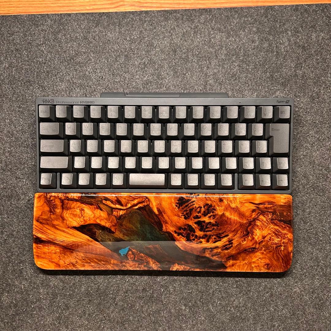 キーボード アームレスト パームレスト リストレスト 木製 天然木
