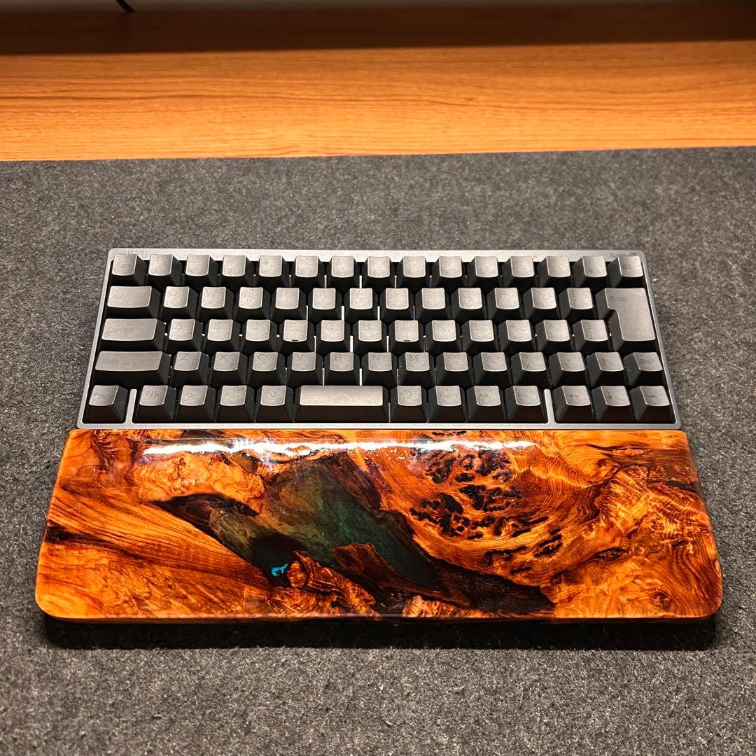 キーボード アームレスト パームレスト リストレスト 木製 天然木