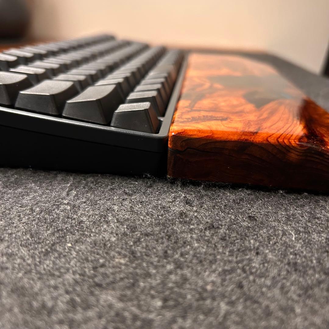 キーボード アームレスト パームレスト リストレスト 木製 天然木